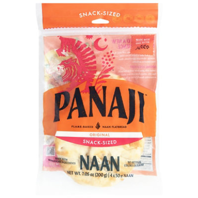 Panaji Original Snack Size Naan 4 Pack - 7.04 Oz - Image 1