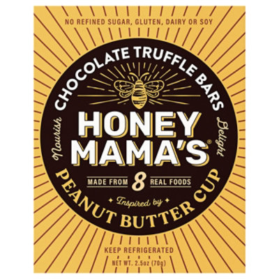 Honey Mama's Peanut Butter Cup Chocolate Truffle Bar - 2.5 OZ - Image 1