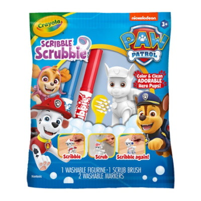Crayola Scribble Scrubbie Paw Patrol Coloring Set - Each - Image 1
