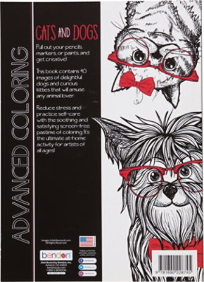 Bendon Cats & Dogs Advanced Coloring - EA - Image 3