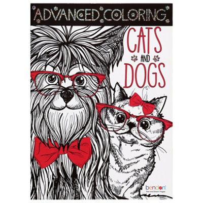 Bendon Cats & Dogs Advanced Coloring - EA - Image 1