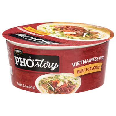 Chinsu Beef Flavor Instant Pho Noodles  - 2.3 Oz