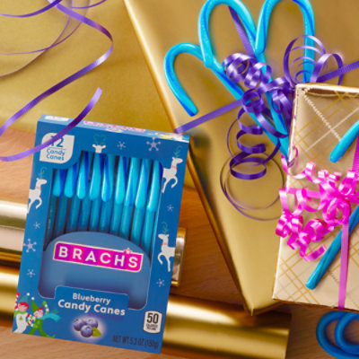 Brach's Blueberry Holiday Candy Canes - 12 Count - Image 4