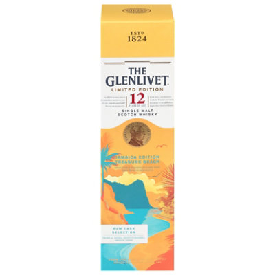 Glenlivet 12 Years Old Jamaica Rum Cask Selection Single Malt Scotch Whisky - 750 Ml - Image 2