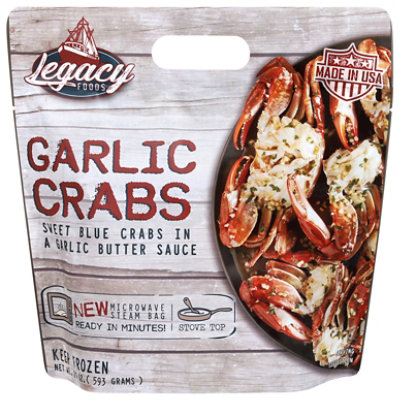 Legacy Sweet Blue Crabs In Garlic Butter Sauce - 21 OZ - Image 2