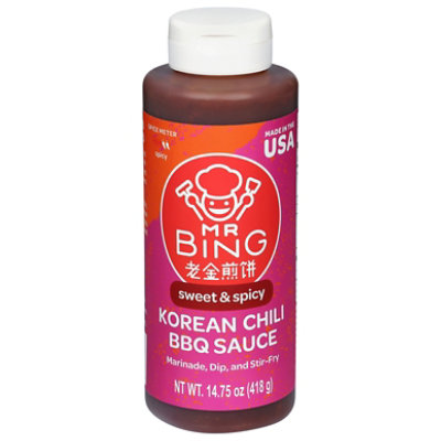 Mr Bing Korean Chili Sweet And Spicy Bbq Sauce - 14.75 Oz - Image 1