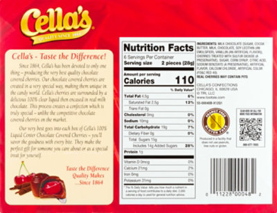 Cellas Milk Choc Gift Box - 6 OZ - Image 6