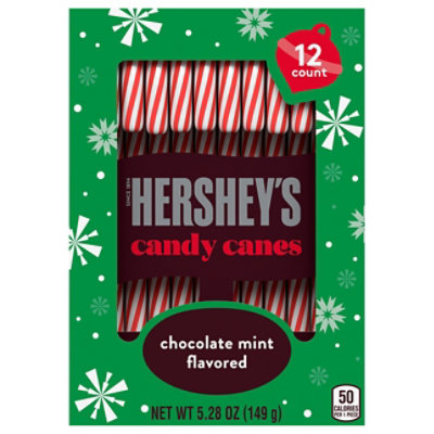 Hershey Choc Mint Candy Canes - 5.28 OZ - Image 3