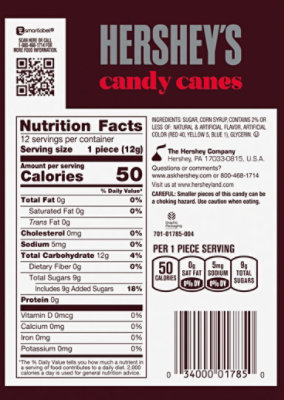 Hershey Choc Mint Candy Canes - 5.28 OZ - Image 7