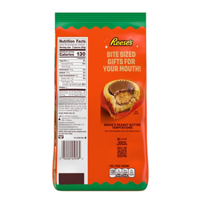 REESE'S Miniatures Milk Chocolate Peanut Butter Cups, Christmas Candy Bag - 35.65 Oz - Image 2