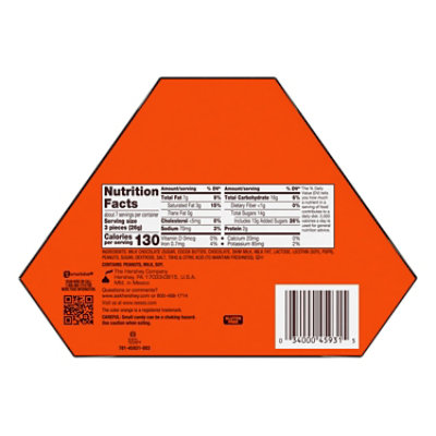 REESE'S Miniatures Milk Chocolate Peanut Butter Cups Christmas Candy Gift Box - 6.5 Oz - Image 2