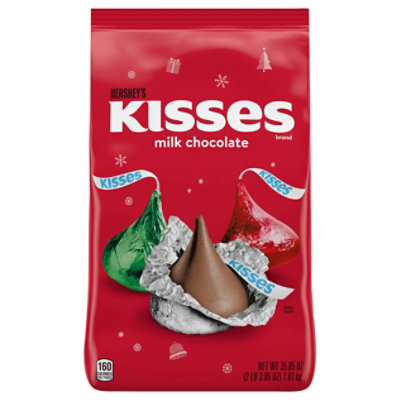 Hersheys Kisses Milk Chocolate Christmas Candy Bulk Bag - 35.85 Oz - Image 3
