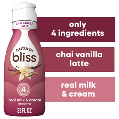 Nestle Coffee Mate Natural Bliss Real Milk & Cream Bottle - 32 Fl. Oz.