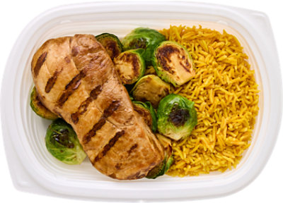 Pork Chop W/rice & Brussels Meal - EA - Image 1
