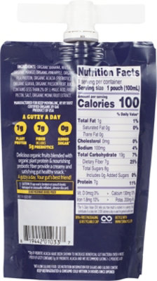 Gutzy Organic Tropical Mango Pineapple Guava Passion Plant Protein Smoothie  - 3.38 Fl. Oz. - Image 5