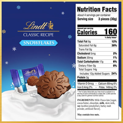 Holiday Cr Snowflake Milk Chc Bag - 4.2 OZ - Image 4