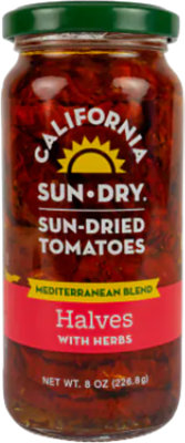 Sun Dried Tomato Halves In Oil - 8 Oz - Image 1