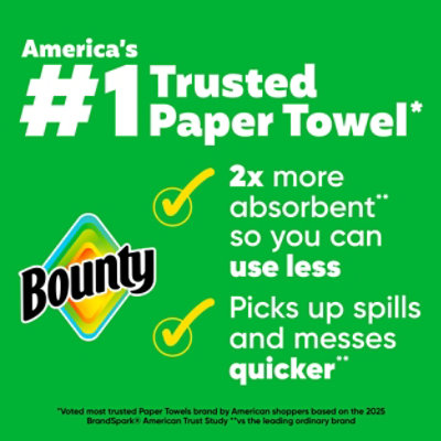 Bounty Select A Size White Paper Towel - 4 Roll - Image 2