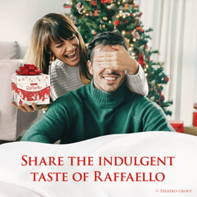 Ferrero Raffaello Premium Gourmet White Almond Cream and Coconut Treat Gift Box 18 Count  -6.35 Oz - Image 4