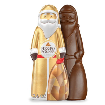Ferrero Rocher Hollow Santa Hazelnut Milk Chocolate Gift Box - 2.4 Oz - Image 1
