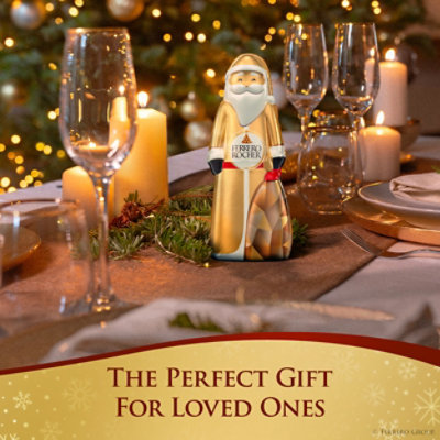 Ferrero Rocher Hollow Santa Hazelnut Milk Chocolate Gift Box - 2.4 Oz - Image 4