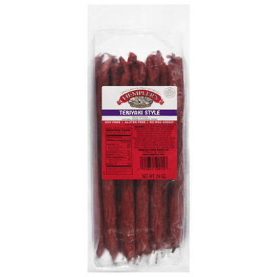 Hempler's Teriyaki Style Meat Sticks - 24 Oz