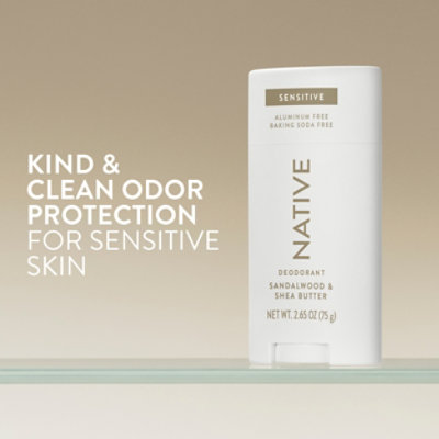 Native Sensitive Sandalwood & Shea Deodorant - 2.65 Oz - Image 2