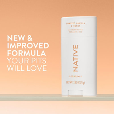 Native Toasted Vanilla & Honey Deodorant Sticks - 2.65 Oz - Image 2