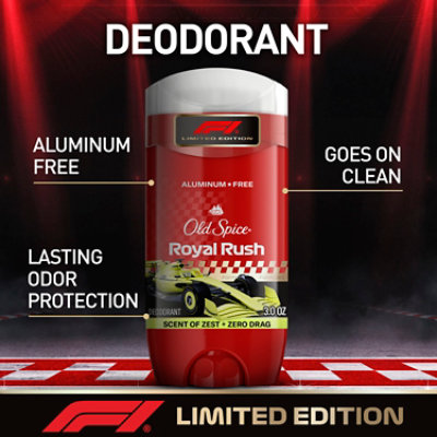 Old Spice Red Collection Apdo Sticks Deodorants Stick Royal Rush - 3 Oz - Image 2