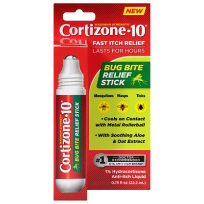 Cortizone 10 Bug Bite Relief Stick - 0.75 Oz - Image 1