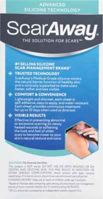 ScarAway Medical-Grade Clear Silicone Scar Sheets - 6 Count - Image 3