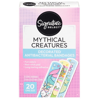 Signature Select Bandages Kids Mythical Creatures 20 Ct - 20 CT - Image 2
