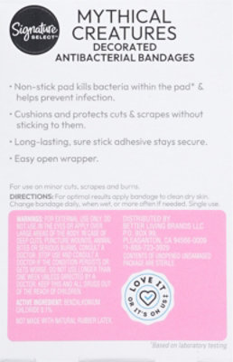 Signature Select Bandages Kids Mythical Creatures 20 Ct - 20 CT - Image 4