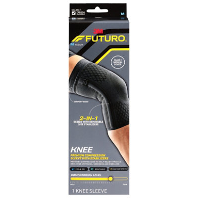 Futuro Premium Compression Knee Sleeve With Stabilizers, Medium - EA - Image 2