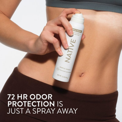 Native Sandalwood & Shea Butter Deodorant Body Spray - 3.5 Oz - Image 3