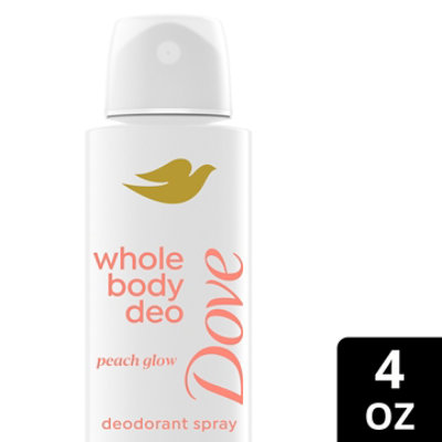 Dove Whole Peach Glow Body Deodorant Spray - 4 Fl. Oz. - Image 1
