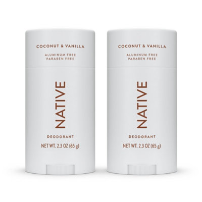 Native Coconut & Vanilla Deodorant Stick Twin Pack - 2-2.3 Oz - Image 7