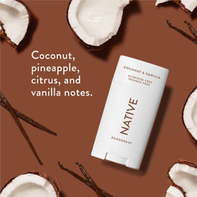 Native Coconut & Vanilla Deodorant Stick Twin Pack - 2-2.3 Oz - Image 3