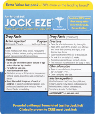 Jock-Eze Flare Control Cream Tube - 1 Oz - Image 4