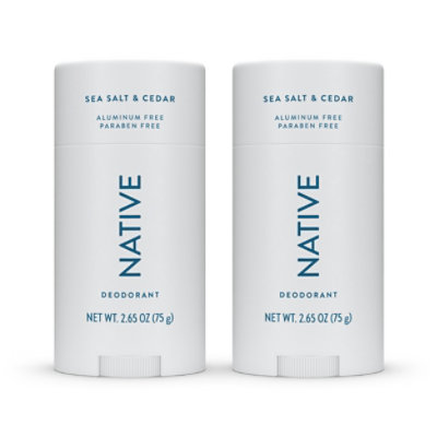 Native Sea Salt & Cedar Deodorant Twin Pack - 2-2.3 Oz - Image 5