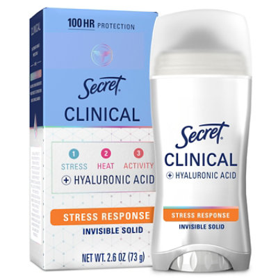 Secret Clinical+ Strength Stress Response 48H Invisible Solid Antiperspirant - 2.6 Oz - Image 1