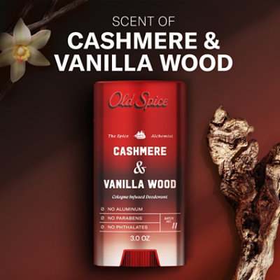 Old Spice Red Collection Apdo Sticks Deodorants Stick Cashmere - 3 OZ - Image 4
