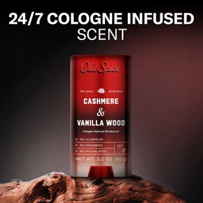 Old Spice Red Collection Apdo Sticks Deodorants Stick Cashmere - 3 OZ - Image 2