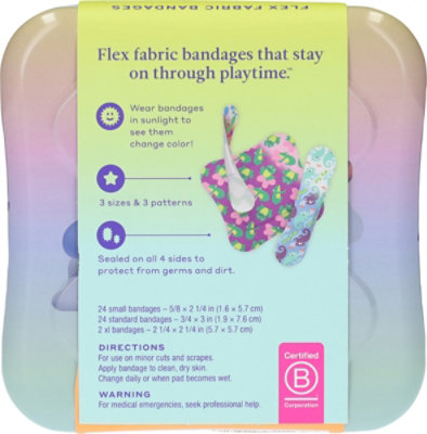 Welly Colorchange Flex Fabric Bandages - 50 CT - Image 3