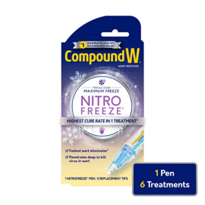 Compound W Nitrofreeze First-aid Pen 6 Applications - 6 CT - Image 2