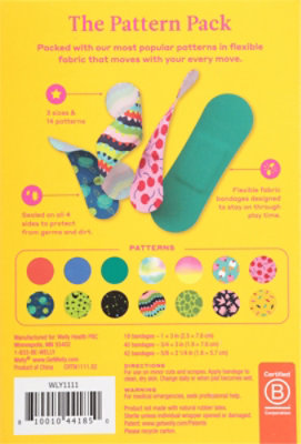 Welly Bravery Flex Fabric Assorted Pattern Bandages Value Pack - 100 Count - Image 3
