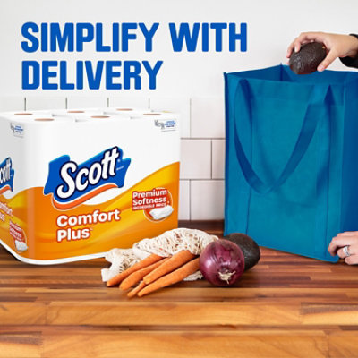 Scott ComfortPlus 1-Ply Toilet Paper Mega Rolls - 12 Count - Image 7