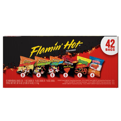 Frito Lay Flamin Hot Mix Variety Pack - 42 Count - Image 6