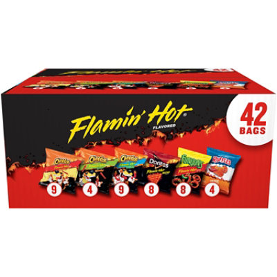 Frito Lay Flamin Hot Mix Variety Pack - 42 Count - Image 2