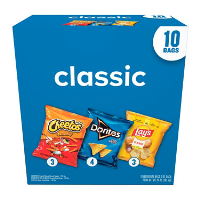 Frito Lay Classic Mix Variety Pack - 10 Count - Image 1